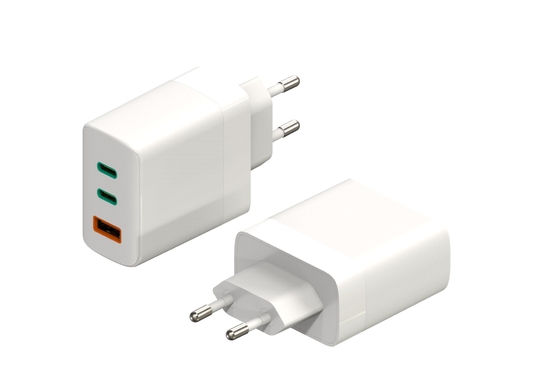 Αγορά Προσαρμοσμένο 5V2.4A / 5V3.0A γρήγορο φορτιστή κινητής με EU KC US πλέγμα λευκό online manufacture