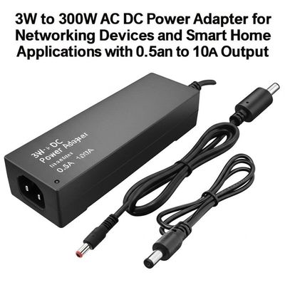 Αγορά 3W to 300W AC DC Power Adapter for Networking Devices and Smart Home Applications with 0.5A to 10A Output online manufacture