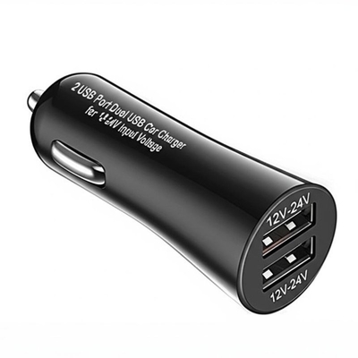 Καλή τιμή. Διπλός φορτιστής αυτοκινήτου USB 2.4A 3.0A για οχήματα 12V-24V σε απευθείας σύνδεση